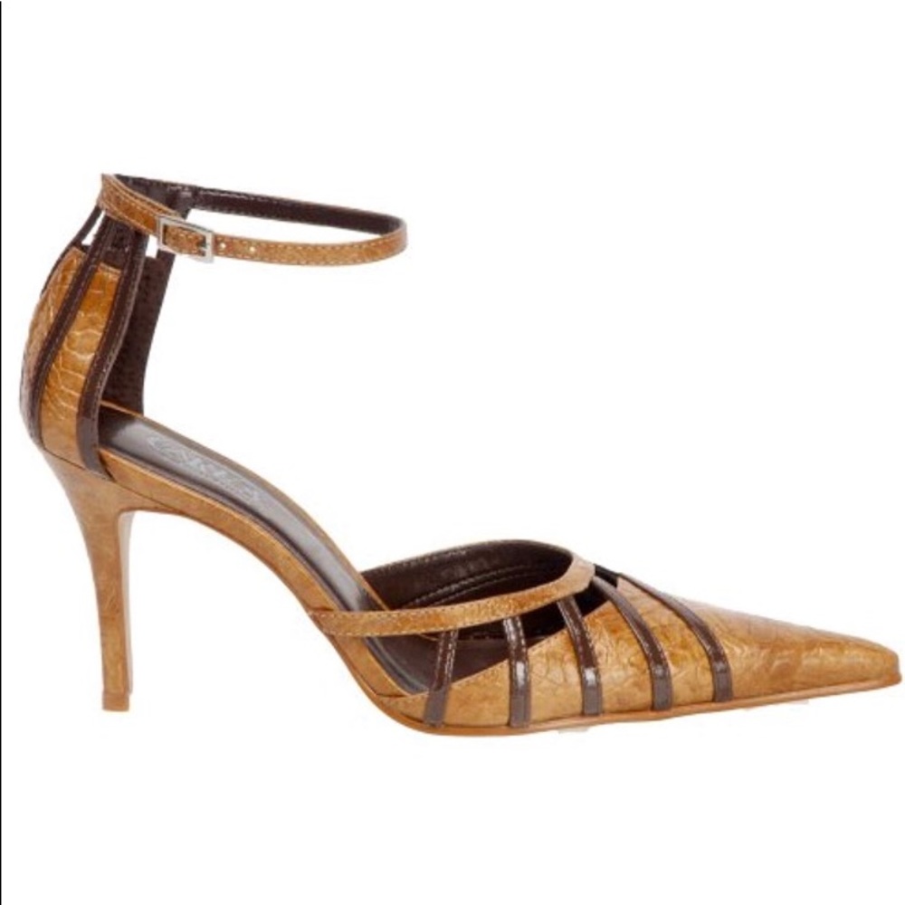 Carlos Santana size 7 wicker heels